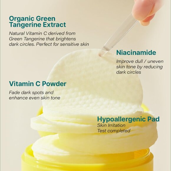 GOODAL Green Tangerine Vita C TONER PAD - Picture 9 of 10